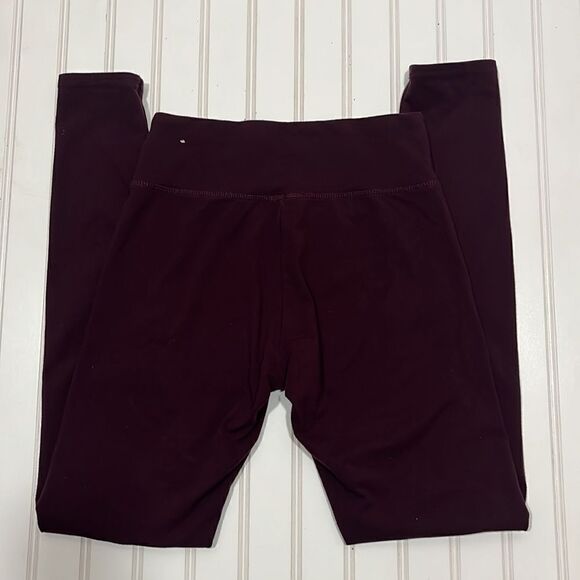 Aerie maroon mid rise leggings - Picture 3 of 3